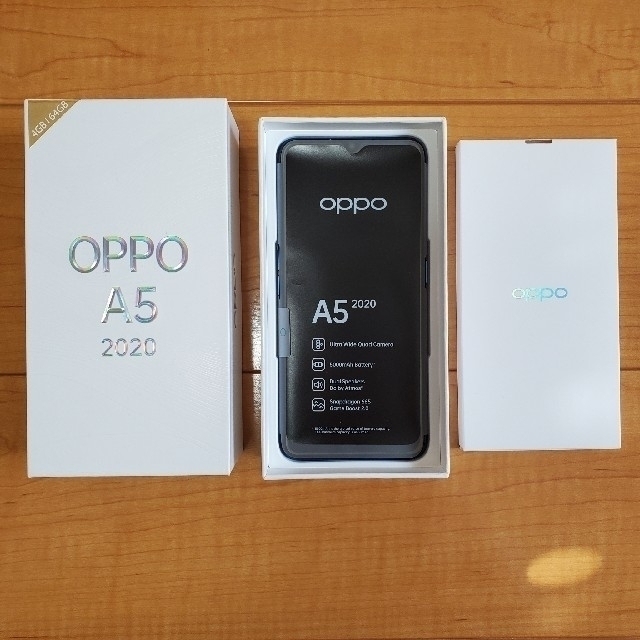 OPPO A5 2020 ブルー 64GBスマートフォン本体