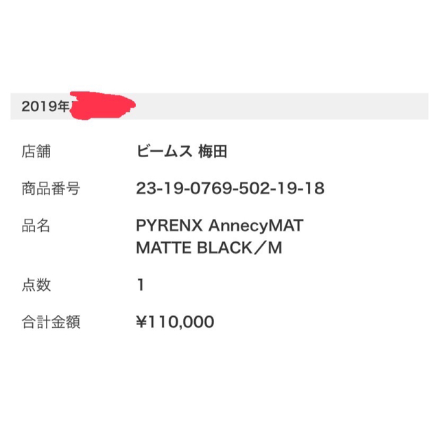 ピレネックス PYRENEX 別注 ブラック 6