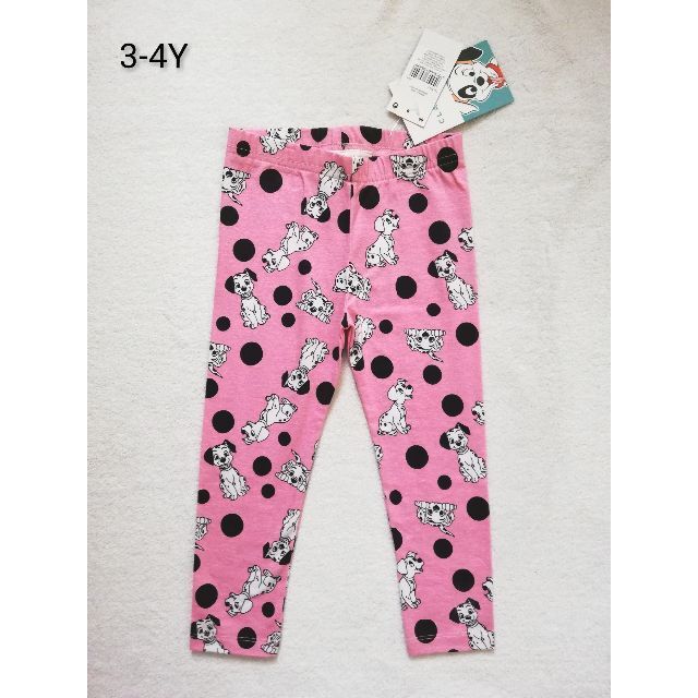 Disney(ディズニー)のDisney 101 Dalmatians レギンス 3-4Y キッズ/ベビー/マタニティのキッズ服女の子用(90cm~)(パンツ/スパッツ)の商品写真