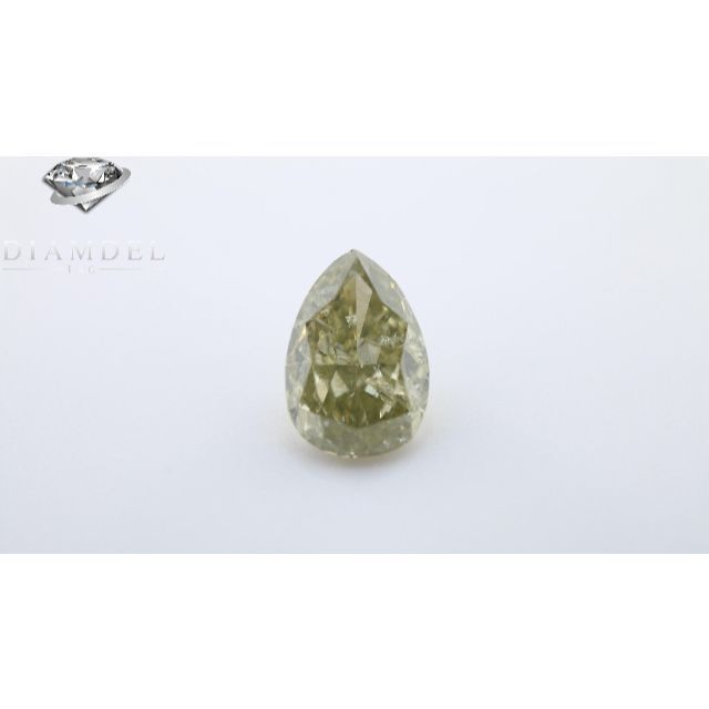 I-1蛍光性グリーンダイヤモンドルース/ F.G.Y. GREEN/ 0.720 ct.