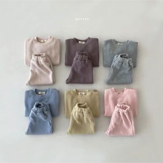 エイチアンドエム(H&M)の新品未使用　今季韓国子ども服　セットアップ(Tシャツ/カットソー)