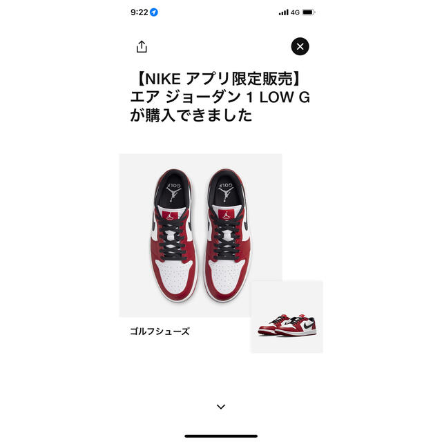 NIKE(ナイキ)のNIKE エアジョーダン1 ゴルフ　シカゴ　27cm スポーツ/アウトドアのゴルフ(シューズ)の商品写真