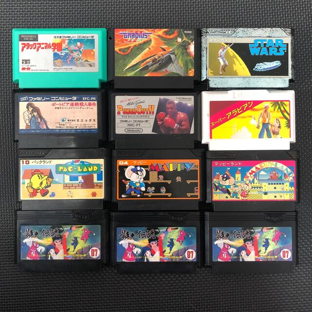 希少】ファミコンソフト12本まとめ売り アタックアニマル学園など