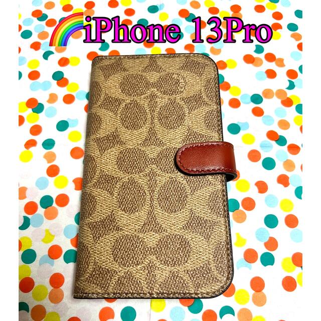 COACH(コーチ)の🌈【iPhone 13Pro】COACH 2wayケース スマホ/家電/カメラのスマホアクセサリー(iPhoneケース)の商品写真