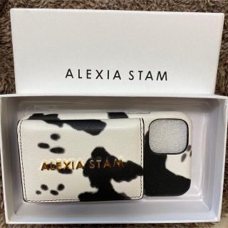 アリシアスタン(ALEXIA STAM)のalexiastam iPhoneケースiPhone11pro  cow柄　牛柄(iPhoneケース)