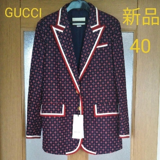 Gucci レディース テーラードジャケット 専用GUCCIジャケットジャガード未使用 専用GUCCIジャケットジャガード未使用