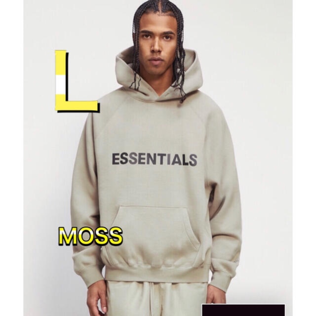 FOG-Essentials Logo Hoodie / Moss / M