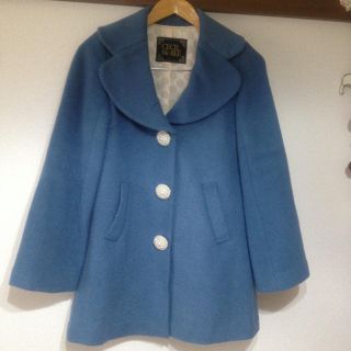 セシルマクビー(CECIL McBEE)のパールビジュー付き コート(ロングコート)