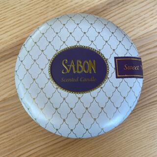 サボン(SABON)のSABON キャンドル　イン　ティン　ホワイトボックス　バニラ(キャンドル)