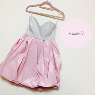 ミュウミュウ(miumiu)の菫様専用♡miumiu♡美品♡バルーンフレアドレス♡♡(ミニワンピース)