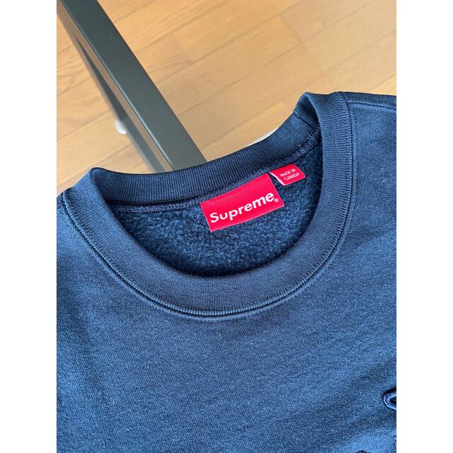 定価以下　supreme kanji logo crewneck