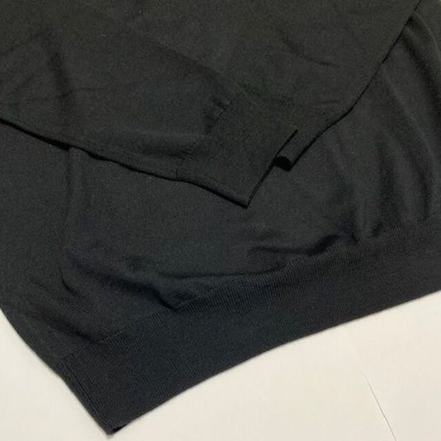 ck Calvin Klein(シーケーカルバンクライン)の【新品】カルバンクライン Vネックセーター ブラック 黒 XL メンズのトップス(ニット/セーター)の商品写真