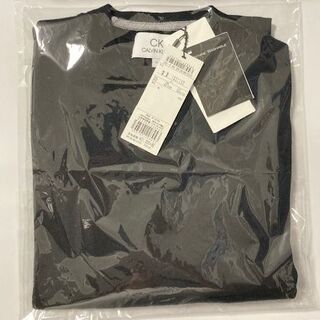 シーケーカルバンクライン(ck Calvin Klein)の【新品】カルバンクライン Vネックセーター ブラック 黒 XL(ニット/セーター)