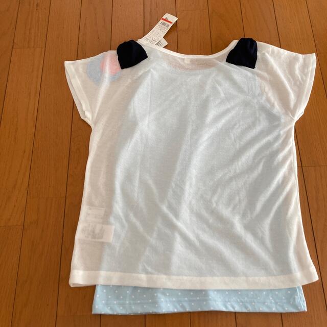 ガールズ　Ｔシャツタンクトップセット　150 キッズ/ベビー/マタニティのキッズ服女の子用(90cm~)(Tシャツ/カットソー)の商品写真