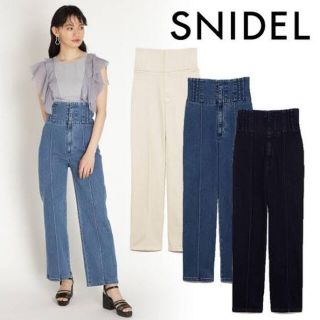 ☆未使用品☆スナイデルレースアップデニムパンツ