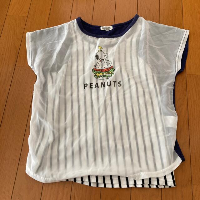 スヌーピーTシャツタンクトップセット　150 キッズ/ベビー/マタニティのキッズ服女の子用(90cm~)(Tシャツ/カットソー)の商品写真