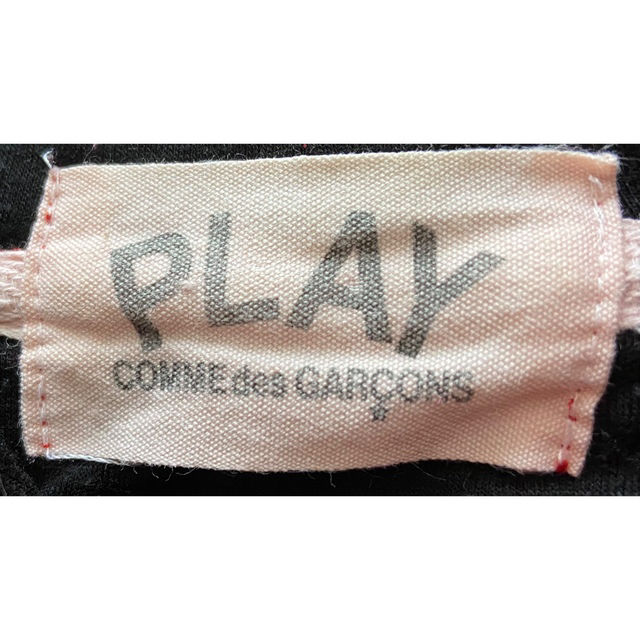 COMME des GARCONS(コムデギャルソン)のPLAY Comme des Garçons  レッドフーディー　Lサイズ レディースのトップス(パーカー)の商品写真