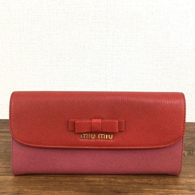 未使用品 MIUMIU 長財布 ミュウミュウ カードケース付き 453- ★新品未使用★ ミュウミュウ 名刺入れ