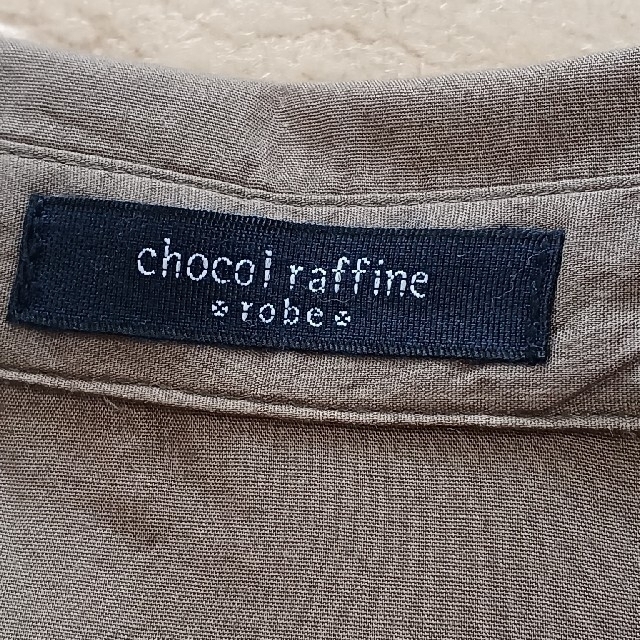 chocol raffine robe(ショコラフィネローブ)のchocol raffine robe  シャツワンピース レディースのワンピース(ひざ丈ワンピース)の商品写真