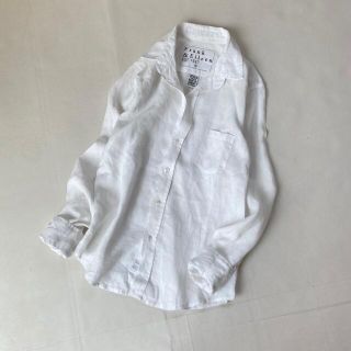 フランクアンドアイリーン(Frank&Eileen)の美品✨フランクアンドアイリーン シャツ 春服 ブラウス 麻 白シャツ 綿 バリー(シャツ/ブラウス(長袖/七分))