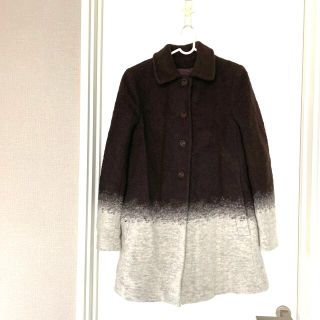 ザラ(ZARA)のZARAツートーンロングコート(ロングコート)