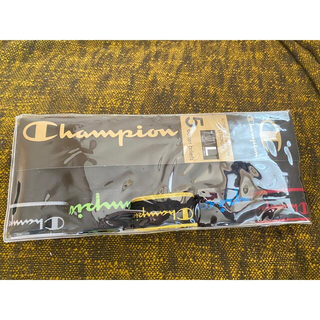Champion(チャンピオン)のchampion ボクサーパンツ5枚セット　Lサイズ メンズのアンダーウェア(ボクサーパンツ)の商品写真