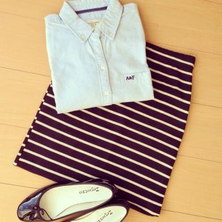 アバクロンビーアンドフィッチ(Abercrombie&Fitch)のＡ＆Ｆコットン100％シャツ♡(シャツ/ブラウス(長袖/七分))