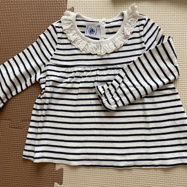 PETIT BATEAU(プチバトー)のプチバトー　長袖Tシャツ　81cm キッズ/ベビー/マタニティのベビー服(~85cm)(シャツ/カットソー)の商品写真