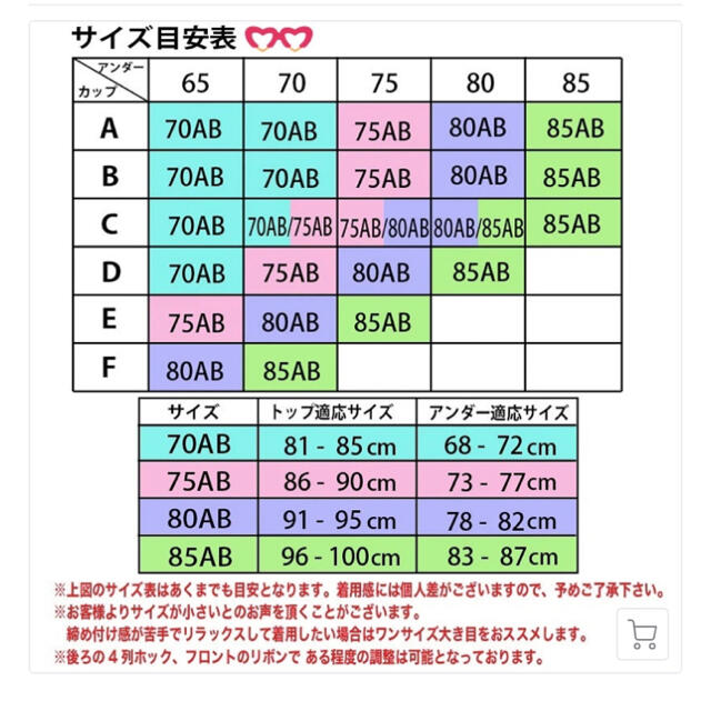 ストラップレスブラ　70AB BLACK レディースの下着/アンダーウェア(ブラ)の商品写真