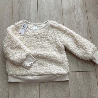 ベビーギャップ(babyGAP)のN/NA様　専用　babyGAP 新品タグ付き　もこもこトレーナー　白　80(トレーナー)