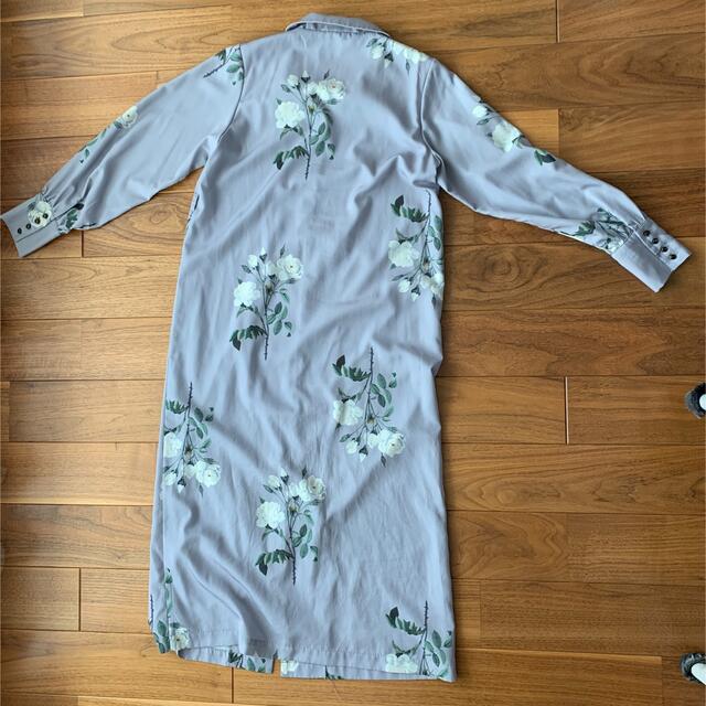 Ameri VINTAGE(アメリヴィンテージ)のAMERI POSIE SHIRT DRESS パープル レディースのワンピース(ロングワンピース/マキシワンピース)の商品写真