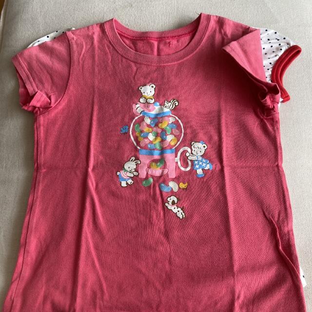 familiar(ファミリア)のfamiliar ピンク　半袖Tシャツ　120 キッズ/ベビー/マタニティのキッズ服女の子用(90cm~)(Tシャツ/カットソー)の商品写真