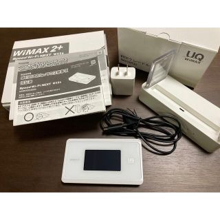 エヌイーシー(NEC)のWiMAX2+  Speed Wi-Fi NEXT WX06 (クレードル付)(PC周辺機器)