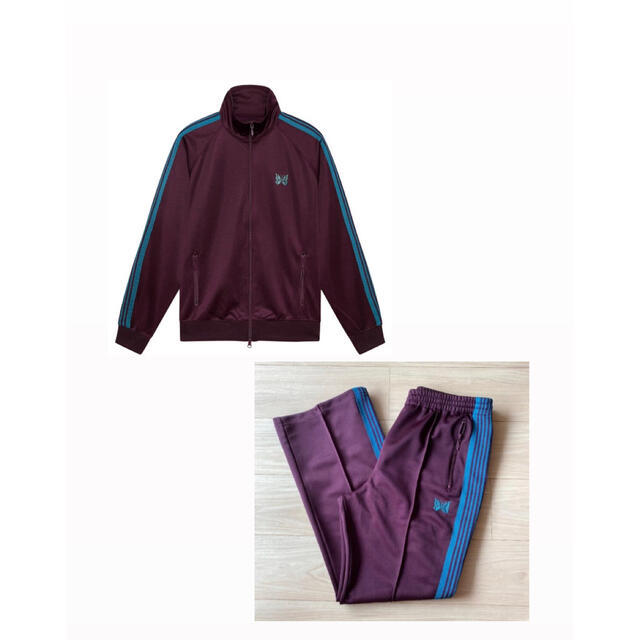 needles トラックジャケット・パンツ 20ss ボルドー 返品可 previntec.com