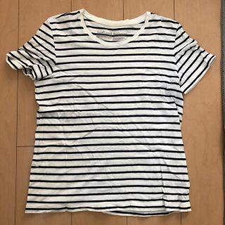 ムジルシリョウヒン(MUJI (無印良品))の無印良品　ボーダー半袖Tシャツ(Tシャツ(半袖/袖なし))