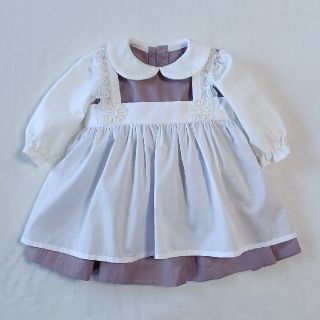 ベビー服ハンドメイド(エプロンドレス風ワンピース)(その他)