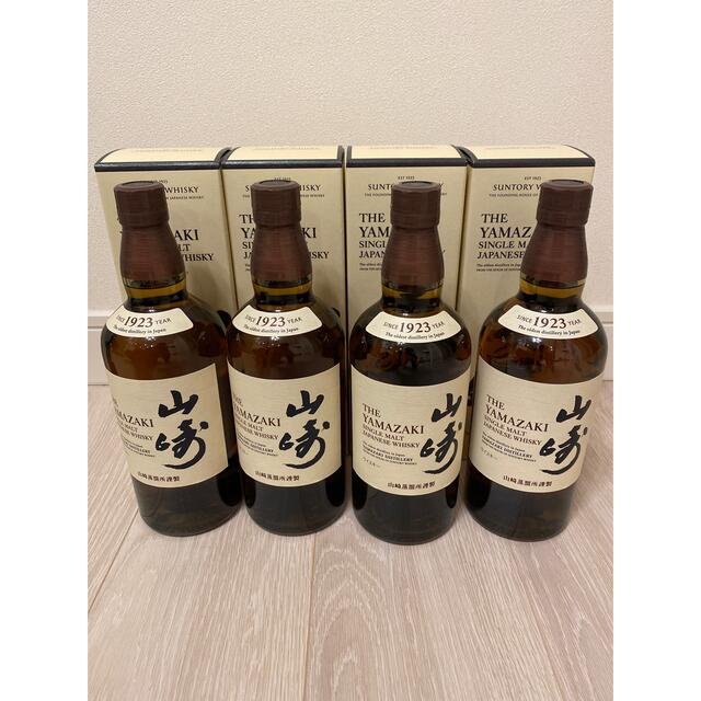 酒新品・未開封☆SUNTORY  ウイスキー山崎　4本セット