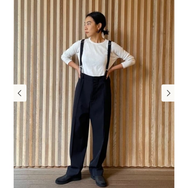 jonnlynx(ジョンリンクス)のjonnlynx   suspenders pants レディースのパンツ(カジュアルパンツ)の商品写真