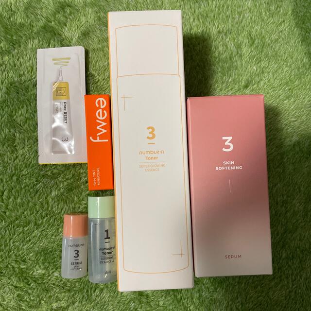 NATURE REPUBLIC(ネイチャーリパブリック)のnumbuzin 3トナー　セラム　おまけ コスメ/美容のスキンケア/基礎化粧品(美容液)の商品写真