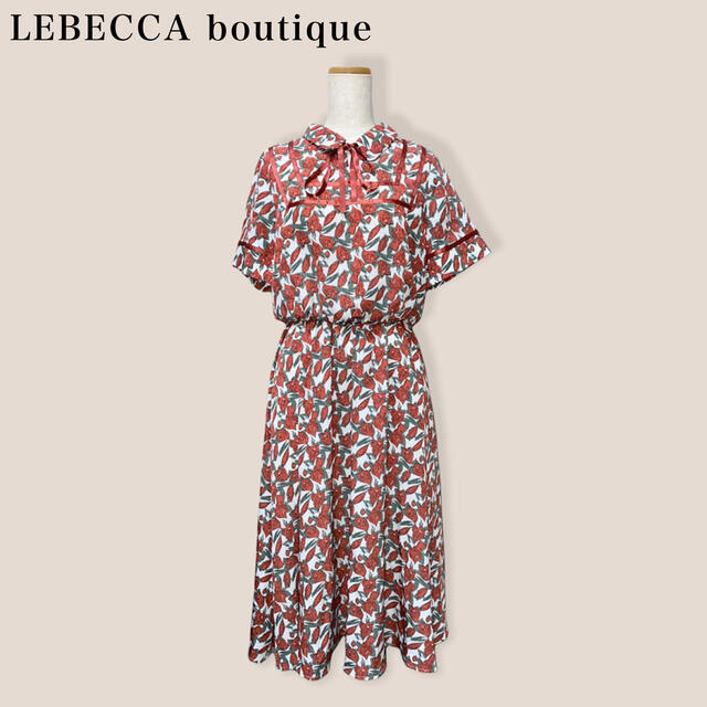 ロングワンピース/マキシワンピース【LEBECCA boutique】笑みがこぼれるワンピース　レベッカブティック