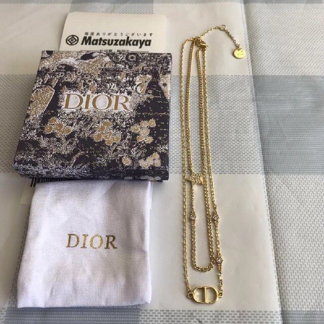 Christian Dior - ディオール DIOR PETIT CD ダブルネックレスの通販
