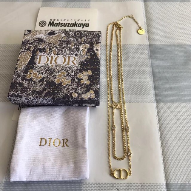 Christian Dior - ディオール DIOR PETIT CD ダブルネックレスの通販 ...