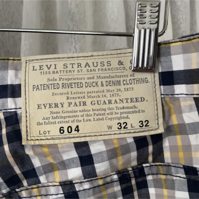 Levi's(リーバイス)のフミ様専用　リーバイス　チェックズボン レディースのパンツ(カジュアルパンツ)の商品写真