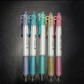 激レア　Pentel C4 極細 4色  5本セット カレン(ペン/マーカー)