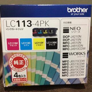 ブラザー(brother)のbrother インクカートリッジ LC113-4PK 4色(その他)
