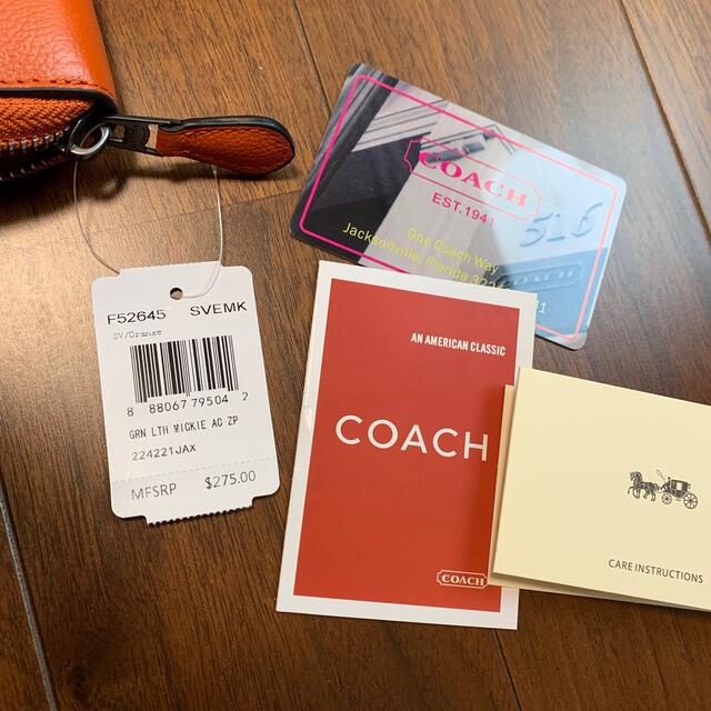 COACH(コーチ)のコーチ　長財布　オレンジカラー メンズのファッション小物(長財布)の商品写真