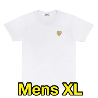 コムデギャルソン(COMME des GARCONS)のPLAY COMME des GARÇONS Gold Heart TシャツS(Tシャツ/カットソー(半袖/袖なし))