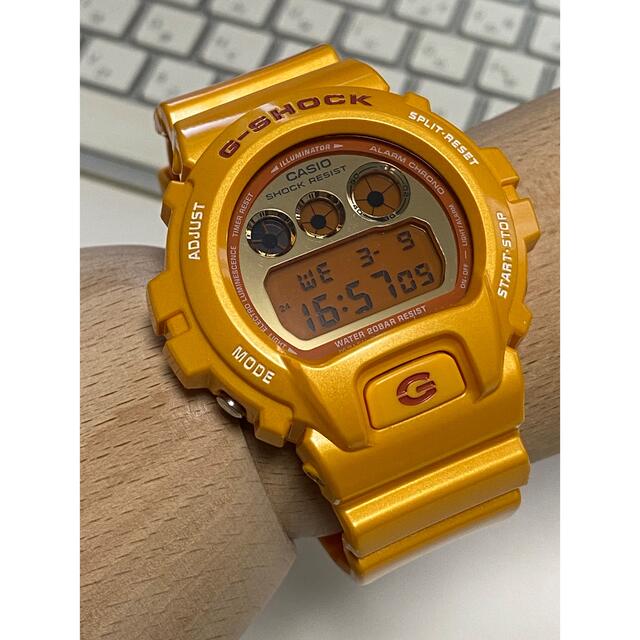 G-SHOCK/三つ目/GW-6900/電波ソーラー/黄色/イエロー/クレイジー