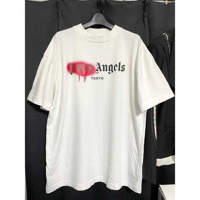 トップスPalm Angels TOKYO SPRAYED LOGO TEE XLサイズ