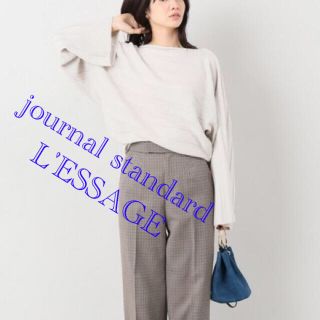 ジャーナルスタンダード(JOURNAL STANDARD)の journal standard ワイドリブドルマンニット ライトグレー(ニット/セーター)